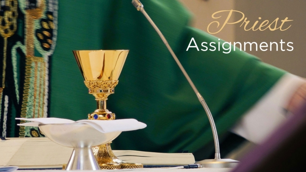 Diocese of Portland, Maine, priest assignments